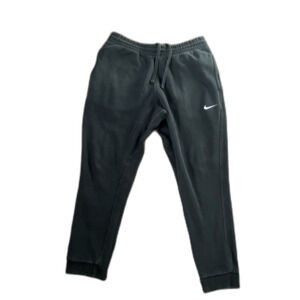 Nike Men's Black Fleece Jogger Sweatpants XL Drawstring Pockets Activewear